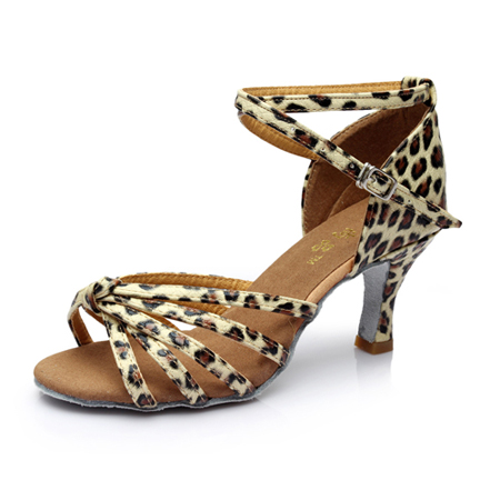 dance shoes 801 leopard print 7 cm heel